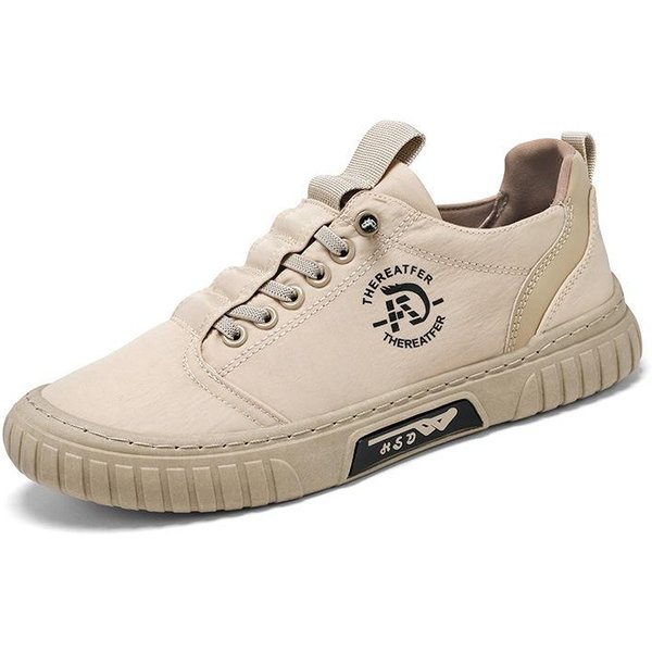 Nuevos Zapatos De Tela EláStica, Zapatos Casuales Para Hombres, Zapatos Transpirables 42 Caqui-image