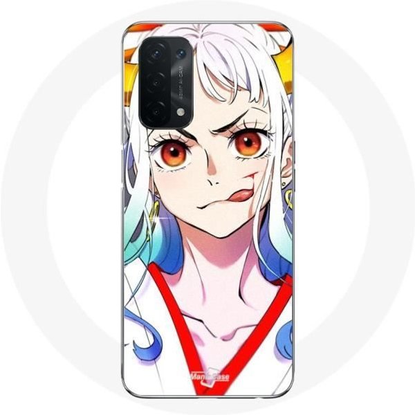 Funda Para Oppo A74 5G - Maniacase - One Piece Yamato - Flexible - Anime - Blanco-image