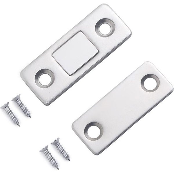 Naierdi 2 Piezas/Juego Cierres MagnéTicos Para Gabinete ImáN Tope De Puerta Cierre Oculto De Puerta Con Tornillo Para Armario Alacena Herrajes Para Muebles-image