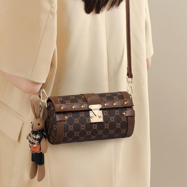 Bolso Bolso Cruzado Para Mujer Bolso De Cadena Para Mujer Bolso Para TeléFono MóVil Bolso De Hombro Bolso Almohada Premium Beige-image