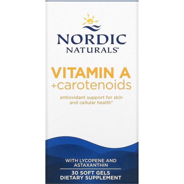 Nordic Naturals, Vitamina A + Carotenoides, 30 CáPsulas Blandas-image