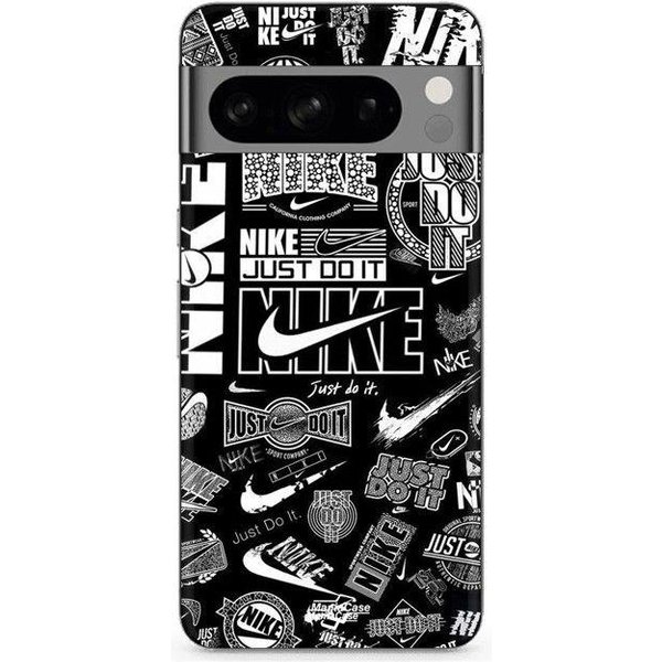 Funda Para Google Pixel 8 Pro Logo Nike Air Descargar Nike Graffiti Negro Y Blanco Negro-image