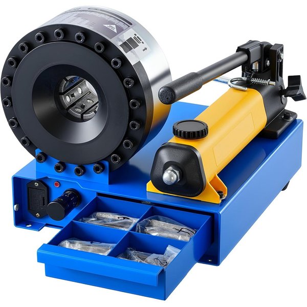 Prensadora HidráUlica De Mangueras De Alta PresióN, Herramienta Manual De Crimpado De Mangueras Con 8 Matrices Y Rango De Crimpado De 6-28 Mm, Adecuada Para TuberíAs De Aceite De Baja Y Alta PresióN,-image