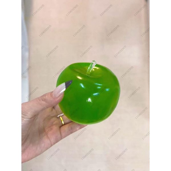 Big Apple PiłEczka Antystresowa JabłKo Zabawki Fidget NieodbijająCa Się PiłEczka Do ŚCiskania Zabawki Sensoryczne Asmr Dla Dzieci DorosłYch Antystresowe Prezenty Festiwalowe-image