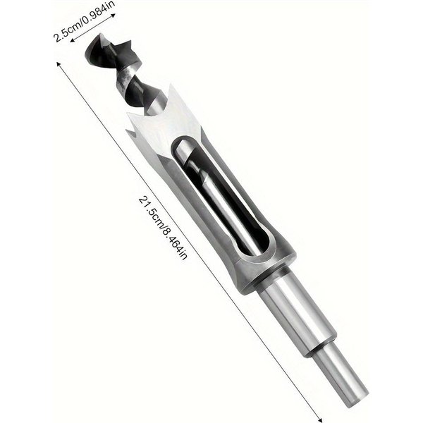 Brocas Cuadradas Para CarpinteríA 6-30Mm Manual DIY Abridor De Agujeros Cuadrados Para Madera Acero Para Rodamientos Cincelado De Espigas De Madera Broca Cuadrada 25Mm-image