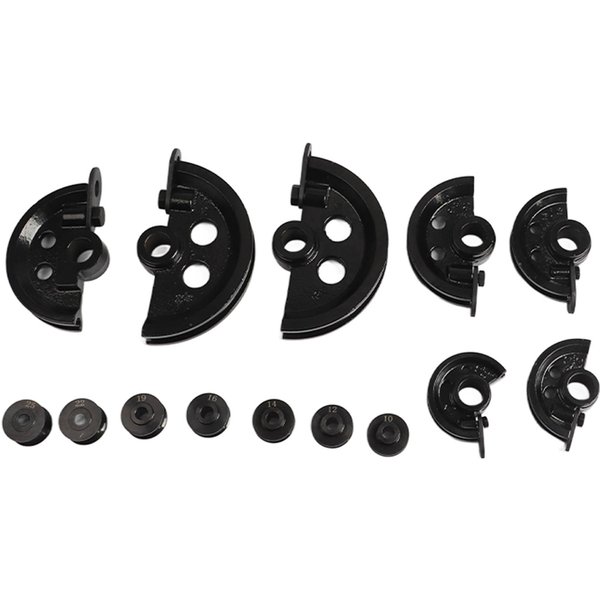 Doblador De Tubos Manual Tipo Palanca Herramienta Para Curvar Tubos DiáMetro De Tubos 10‑25 Mm Black-image
