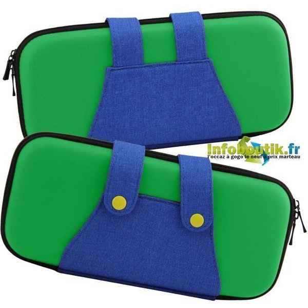 Housse De Protection Rouge Ou Verte Pour Console Nintendo Switch / Oled / Lite-image