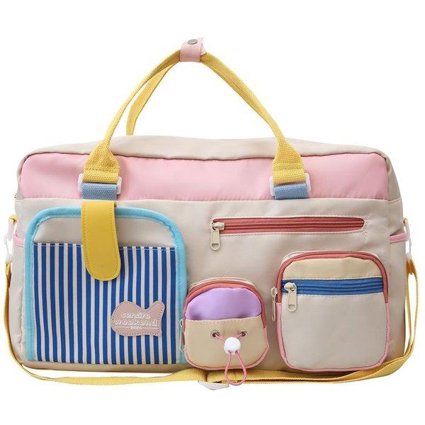 Bolsa De Viaje Casual Dopamine Para Mujer, Bolsa Deportiva Ligera Para Gimnasio, Yoga, NatacióN, Fitness, Equipaje De Mano Para Viajes Cortos, Viajes De Negocios, Limpieza En Seco-image