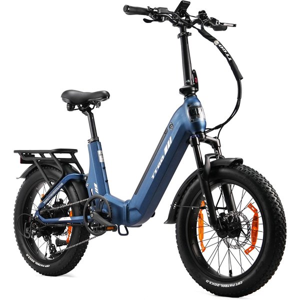 Bicicleta EléCtrica Plegable Ttgo F7, BateríA 48V 15Ah, Frenos De Disco HidráUlicos-image