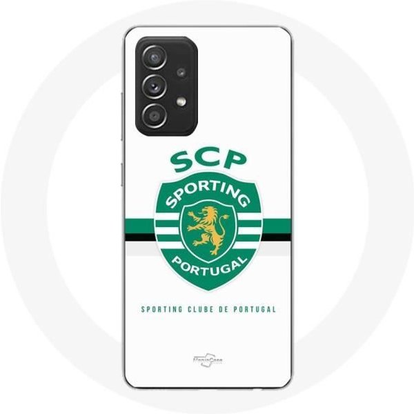 Funda - Maniacase - Samsung Galaxy A52 - Flexible - Negro - Sporting Portugal Negro-image