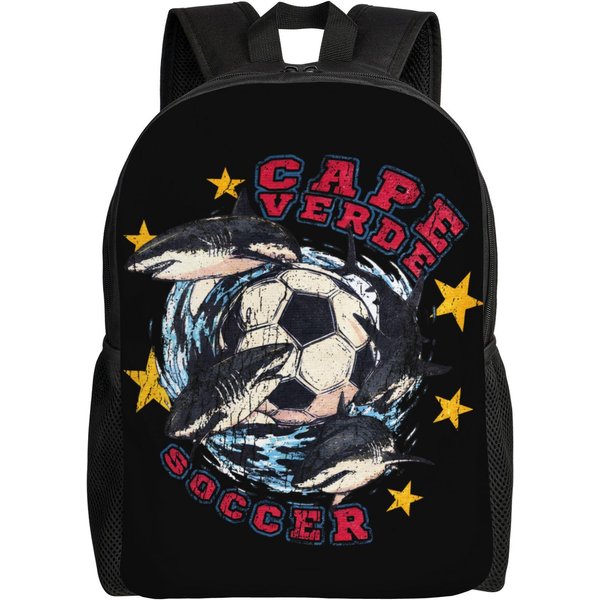Mochila Cabo Verde Vozinha Mochilas Divertidas Estudiante Viaje Estampado Bolsas Instituto DiseñO Rucksack As Picture Black-image