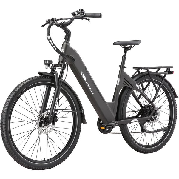 Ttgo C5 - Motor De 250W - BateríA De Litio De 48V 13.5Ah – AutonomíA Hasta 90 Km – Frenos De Disco HidráUlicos – NeumáTicos De 27.5×2.4 Pulgadas – 7 Velocidades Shimano Gris-image
