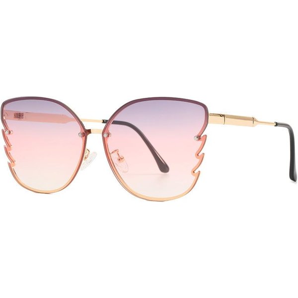 Gafas De Sol De Mariposa De Montura Grande De Moda Para Mujer FotografíA Callejera Retro VersáTiles Gafas Para Mujer De Montura Grande-image