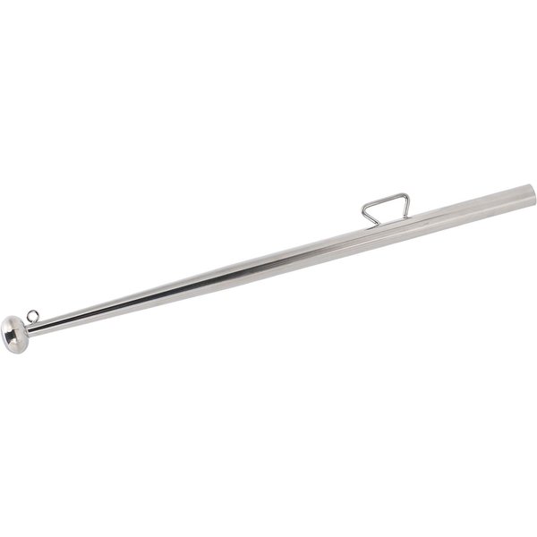 MáStil Para Bandera De Barco De 610 Mm De Longitud, Estable, De Acero Inoxidable 316, Con Montaje En Riel Para Yates Marinos Y VehíCulos Recreativos.-image