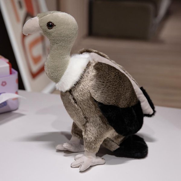 MuñEco De PáJaro Simulado Juguete De Peluche Buitre Relleno Avestruz PelíCano Animal Del Bosque Peluche Peluche Regalo De CumpleañOs 25Cm-image