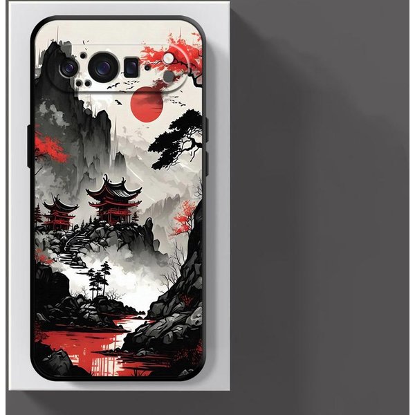 Etui Na Google Pixel 10A 6A 9A 10 9 Pro XL 8A 7A 6 7 8 Pro Pokrowiec Na Telefon Malowanie Wodne Krajobraz Google Pixel 10 Pro XL-image