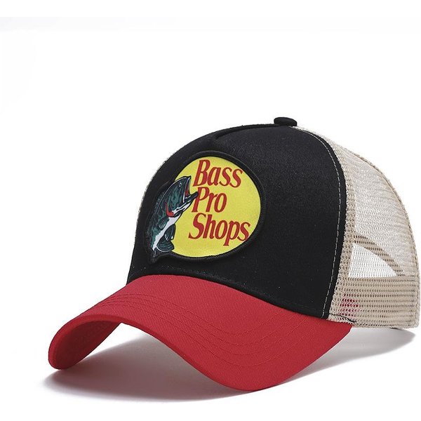 Gorra De Camionero Bass Pro Shops ProteccióN Solar Gorra De Pesca Para Exteriores Sombrero Para El Sol Adjustable-image