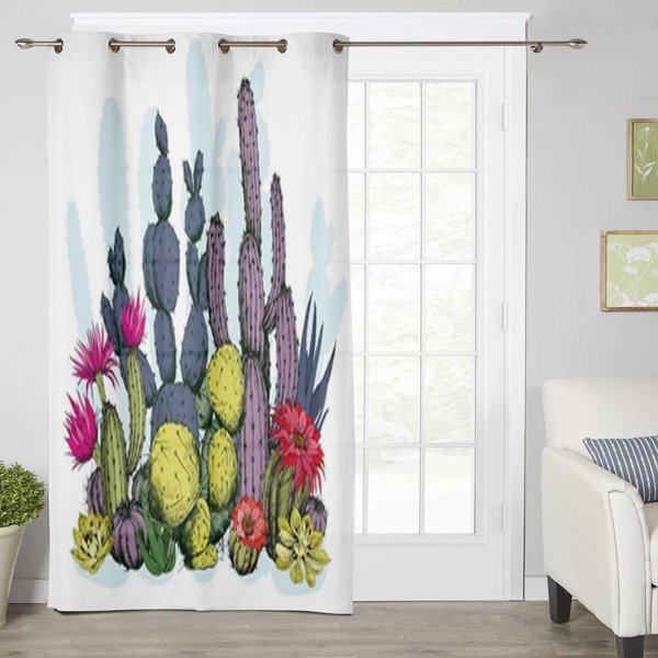 Cortinas Con Ventana De Bosque De Animales Para Sala De Estar DecoracióN De Dormitorio De Lujo Cortinas Tratamientos De Ventana De Cocina Cortinas 135W X 60H(Cm) X1 Gray-image