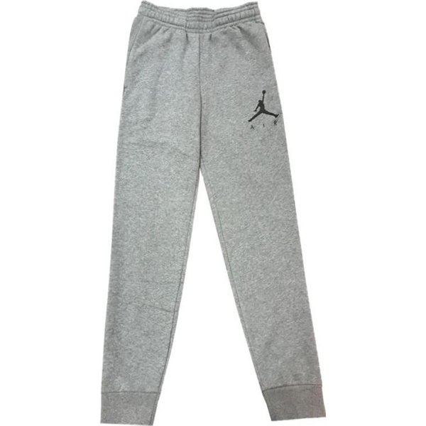 Jordan Jednolity Kolor Nadruk Logo Dopasowane Spodnie Dresowe MęSkie Szare BQ1427-091 XL Gray-image