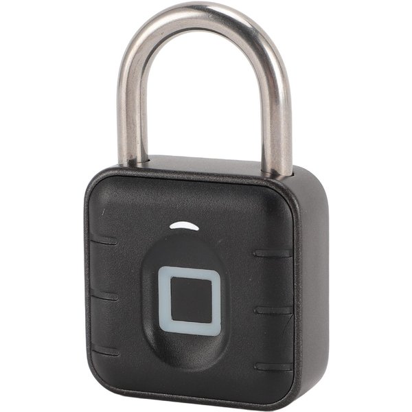 Cerradura De Taquilla Sin Llave Con Huella Dactilar IP67 Impermeable Candado BioméTrico Inteligente Con Huella Dactilar Para Maleta Mochila Armarios SY12 Gray-image