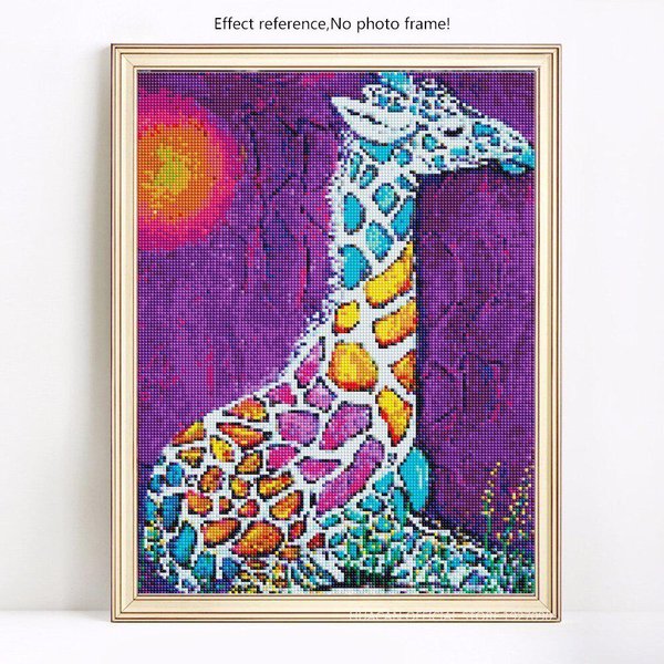 Pintura De Diamantes Con Piedras Redondas, Dibujos Animados, Bordado De Diamantes, Venta De ImáGenes De Caballos 20X30-image