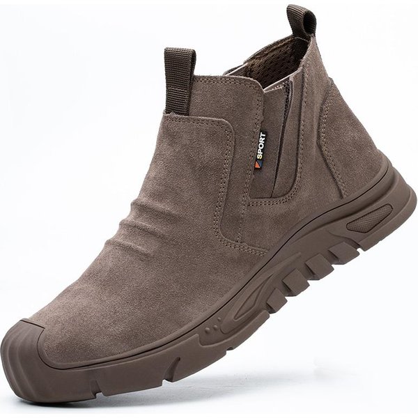 Botas De Trabajo Con Puntera De Acero, Calzado De Trabajo Antipinchazos Para Hombre, Zapatos De Trabajo Indestructibles, Zapatos De Trabajo Para Exteriores, Botas De Seguridad Para Hombre 40-image