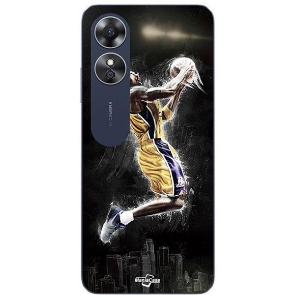 Coque Oppo A17 Basketball Kobe Bean Bryant 24 Black Mamba Maniacase Negro-image