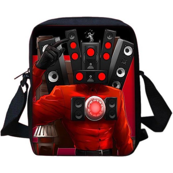 Titan Speaker MAN Mochila Escolar Infantil Con Bolso Al Hombro Estuches Mochilas Escolares Para NiñOs NiñAs Mejor Regalo-image
