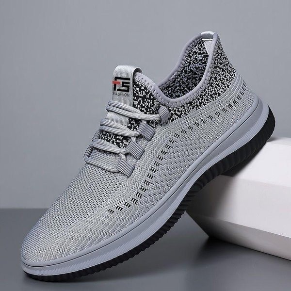 Zapatos De Hombre Para Verano Nuevos Zapatos Casuales Transpirables Talla Grande CóModos Zapatos De Malla Para Hombre Zapatos Casuales Para Hombre 44-image
