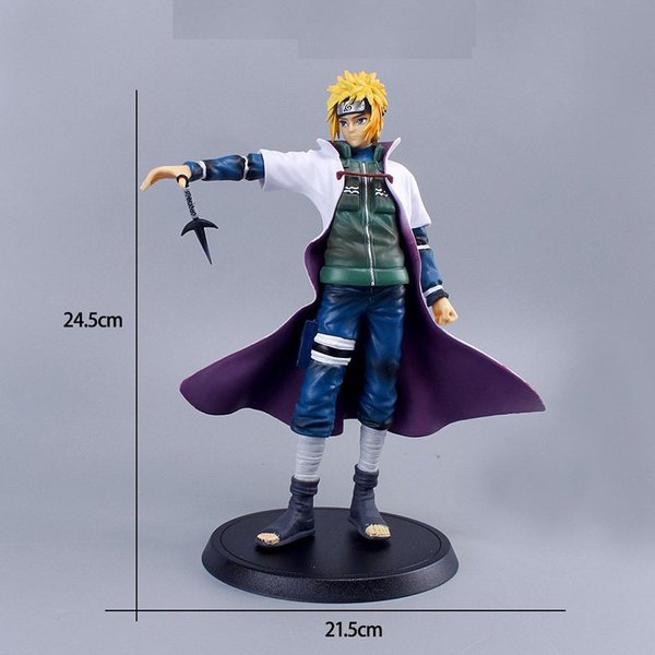 20Cm Bandai Naruto Figurka Anime Shippuden Uchiha Sasuke Hatake Kakashi Namikaze Minato Figurka Akcji Kolekcja Model Zestawy Zabawek Prezenty-image