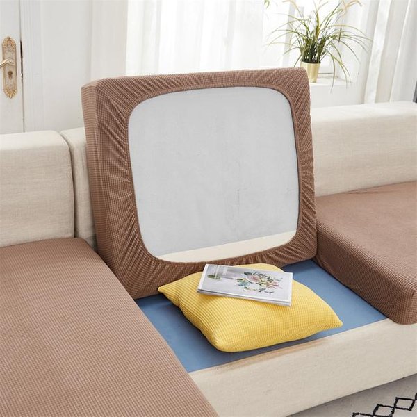 Funda Para CojíN Del Asiento Del Sofá, Protector De Muebles Para Mascotas, Funda ExtraíBle Lavable EláStica Para Sofá, Fundas De Sofá Normal 50-65Cm-image