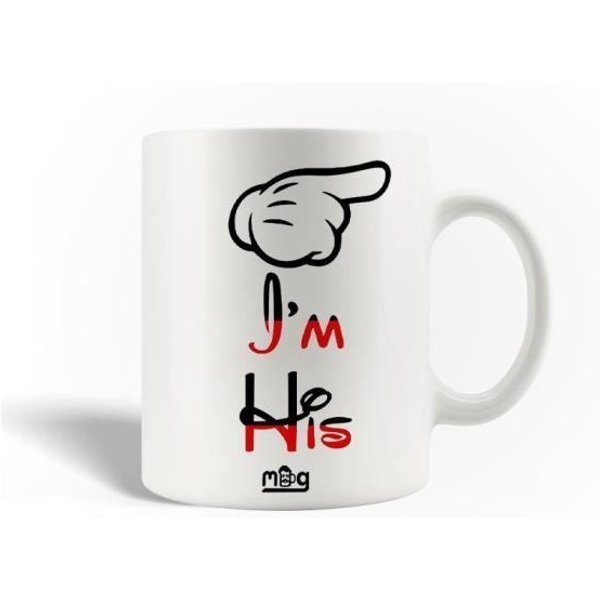 Mug En CéRamique Mickey Mouse I'm His-image
