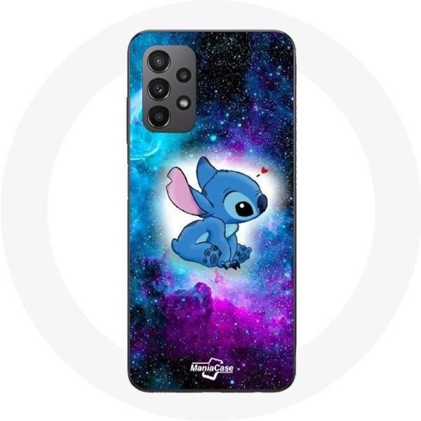 Funda - Maniacase - Samsung Galaxy A23 5G - Flexible - Colorida - Stitch Ohana Cita Espacio-image