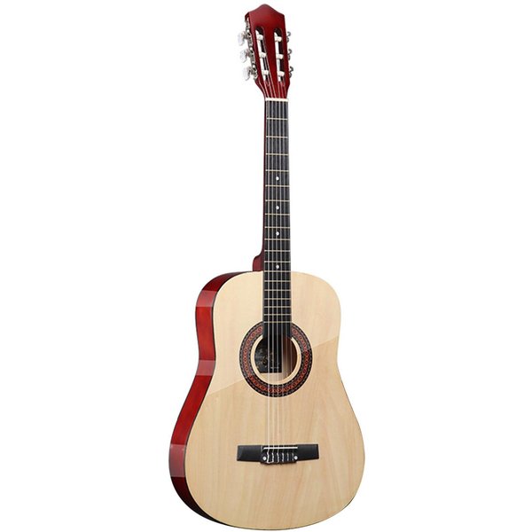 38 Klasyczna Gitara Akustyczna 6 Strun Drewniana Gitara Dla StudentóW PocząTkująCych (Drewno) Wood-image
