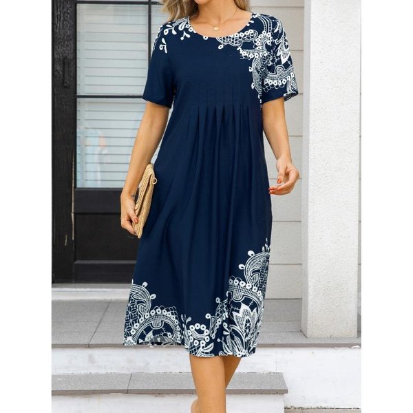 Moda Plus Size Elegancka Sukienka Damska LuźNa Sukienka Codzienna Sukienka Damska Nowy Temperament 7XL-image