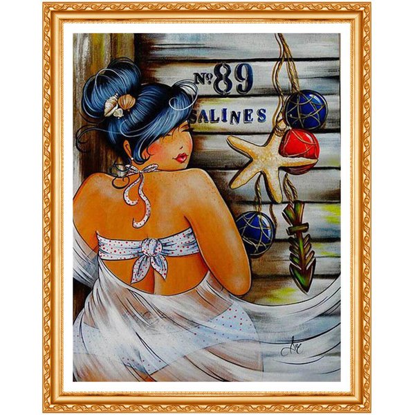 Pintura De Diamantes 5D DIY Bordado De Diamantes Redondos Dibujos Animados Diamante Diamante Redondo Pintura 20X30CM-image