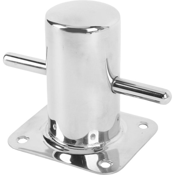 Cornamusa De Bolardo Acero Inoxidable 316 130Mmx100Mm Cornamusa De Cruce Para Yates Kayaks White-image