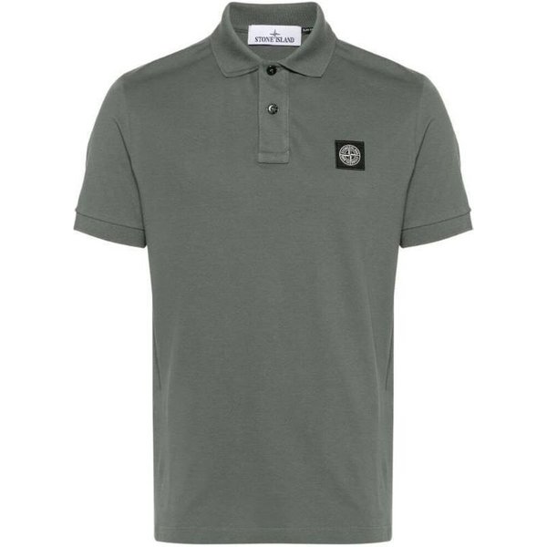 Stone Island Camiseta Polo Manga Corta Slimfit Musk Hombre Streetwear 80152SC17-V0059 XL-image