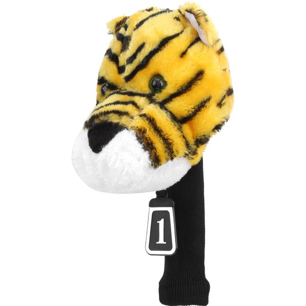 Funda Para Cabeza De Palo De Golf Forma Animal Dibujo Animado Protector Suave Driver Madera Accesorios-image