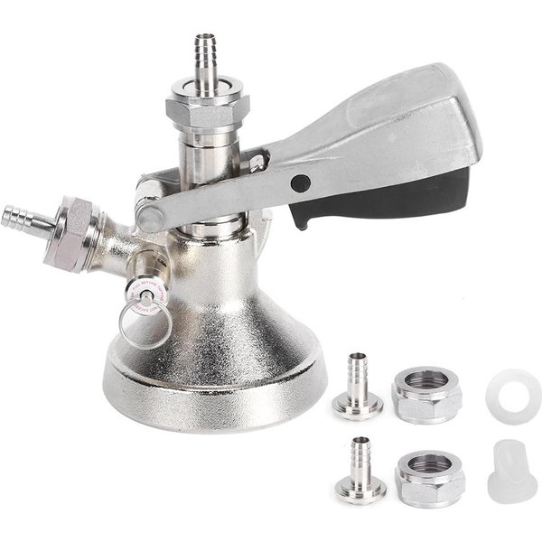 Acero Inoxidable Acoplador De Barril Tipo G Conector Dispensador De Cerveza Equipo De DispensacióN Para Barril De Cerveza-image