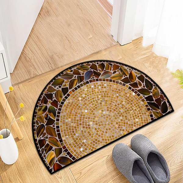 Felpudo Colorido Alfombra Antideslizante Para Puerta De Entrada, Puerta De Dormitorio 50*80Cm-image