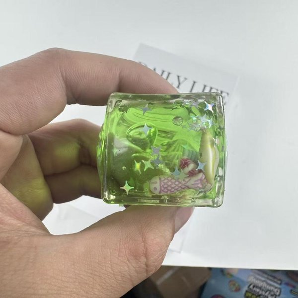 Kostka Squishy Zabawka Antystresowa Oceaniczna Sensoryczna Fidget Zabawka Powoli PodnosząCa Się Zabawki Squishy Dla Dzieci I DorosłYch ŚCiskanie Relaks Prezent-image