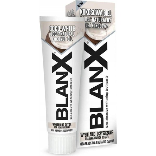 Blanx White Detox Coconut WybielająCa Pasta ZęBóW Olejkiem Kokosowym 75Ml-image