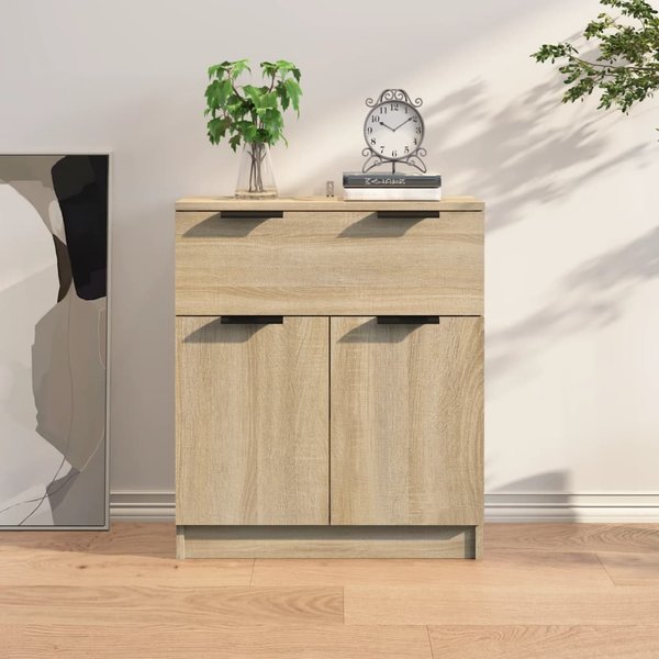 Vidaxl CóModa, Roble Sonoma, 60X30X70 Cm, Material Derivado De La Madera-image