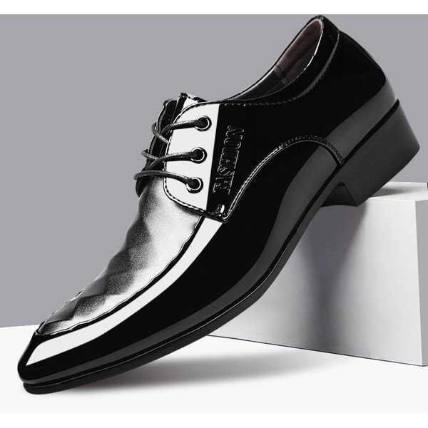 Buty SkóRzane Plus Size MęSkie Biznesowe Formalne Buty MęSkie Casualowe Buty DużY Rozmiar Wszechstronne Buty śLubne 48-image