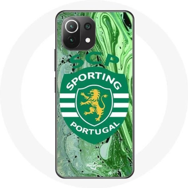 Funda - Maniacase - Xiaomi Mi 11 Lite - Flexible - Sporting Portugal - Verde Verde-image