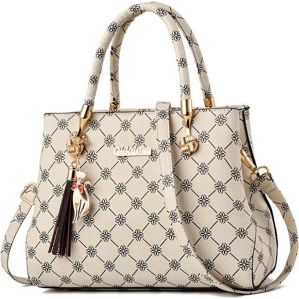 Bolso De Mano Para Mujer De Un Solo Hombro Cruzado AtmóSfera De Suegra Gran Capacidad Bolso Nuevo Para Mujer .-image