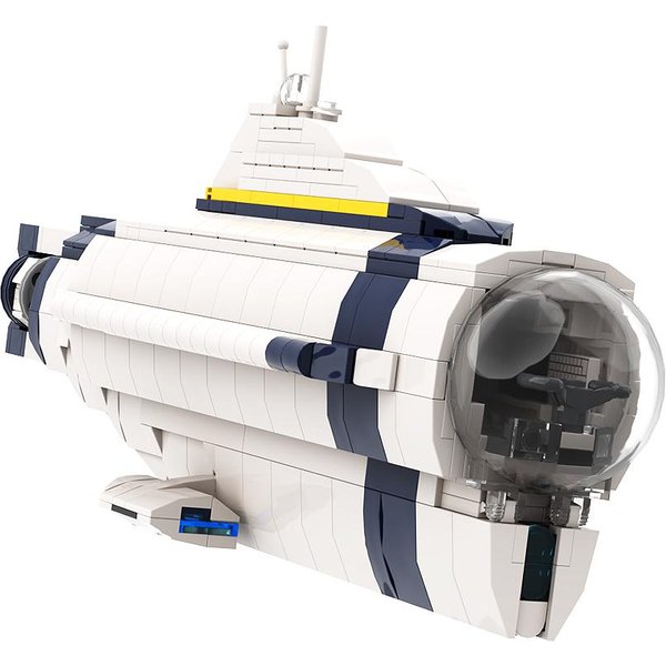 Gobricks MOC Subnautica Cyclops Pojazd łóDź Podwodna Zestaw KlockóW Edukacyjne Zabawki Idealne Na Prezent Urodzinowy Dla Dziecka Gra Z KlockóW-image