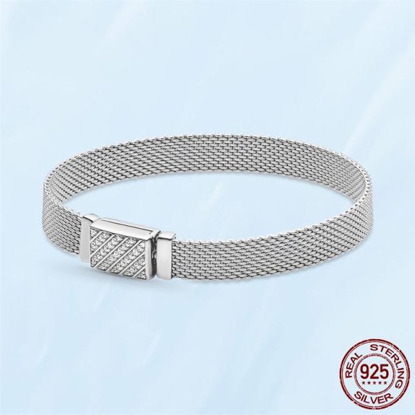 Pulsera De Mujer De Plata De Ley 925 Con Cadena De Serpiente Y CorazóN Para Mujer, Compatible Con Dijes, Cuentas, Regalo De JoyeríA 20Cm Gray-image