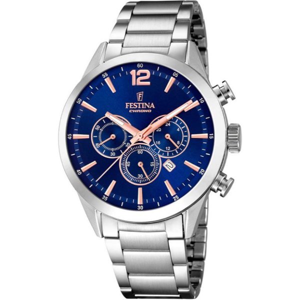 Festina F20343-9 Chronograf Kwarcowy Zegarek MęSki Gray-image